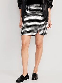 Old navy 2024 plaid pencil skirt