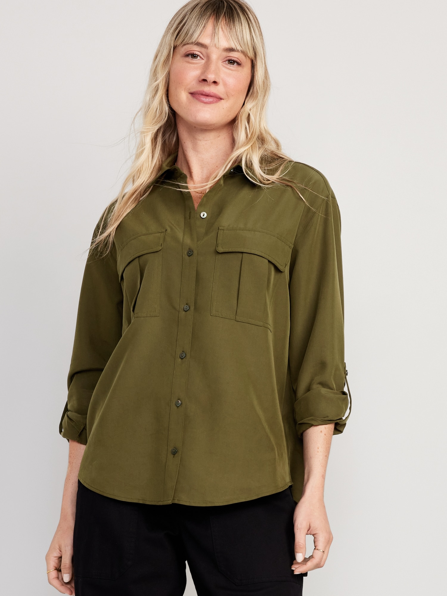 Button-Down Utility Shirt | Old Navy