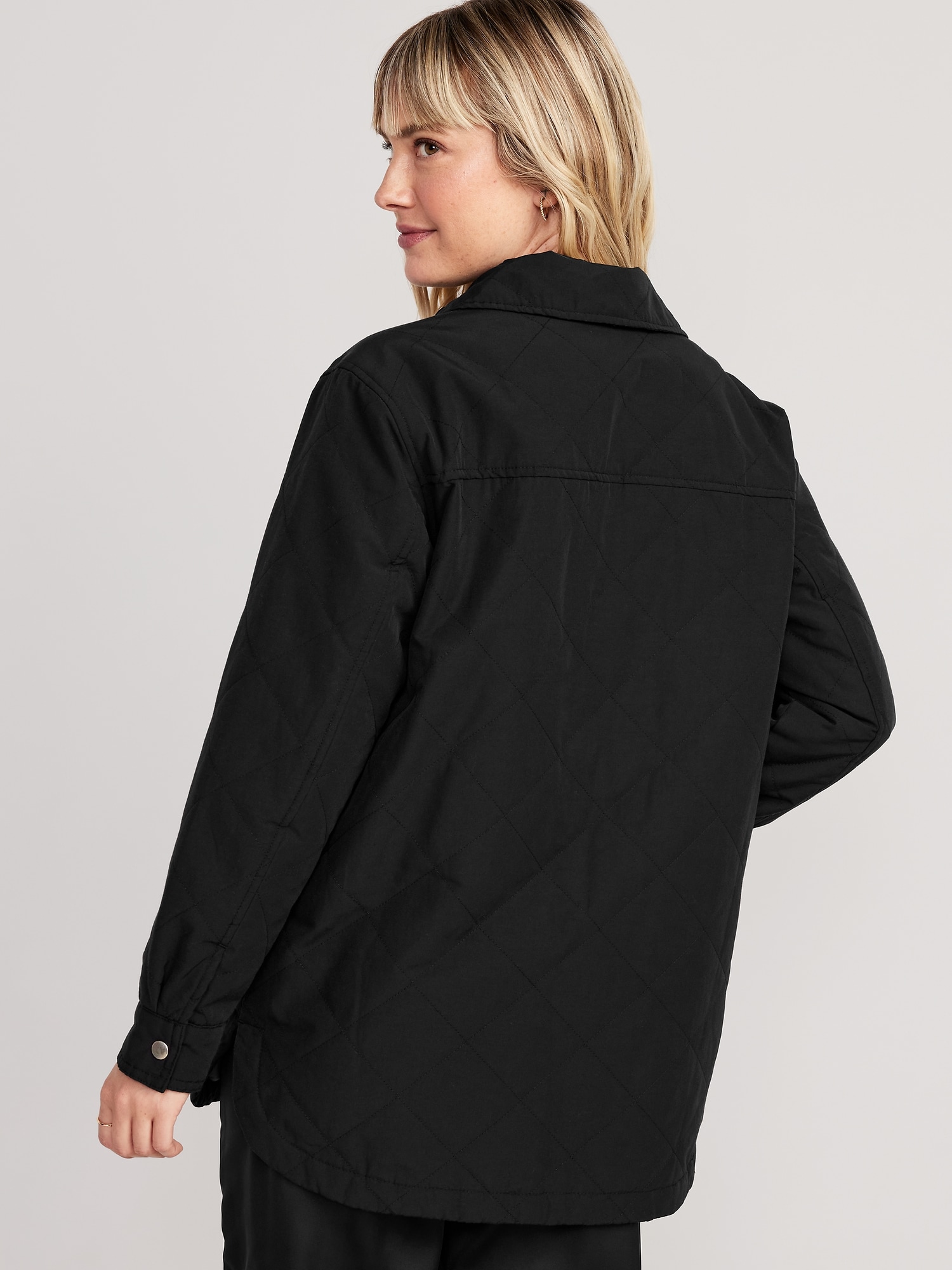 Quilted Utility Shacket for Women | Old Navy