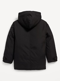 View large product image 3 of 3. Hooded Zip-Front Water-Resistant Jacket for Boys