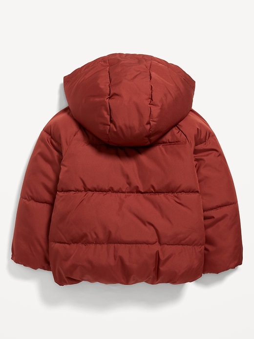 View large product image 2 of 2. Water-Resistant Hooded Puffer Jacket for Toddler