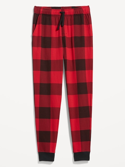 Image number 3 showing, Waffle-Knit Jogger Pajama Pants