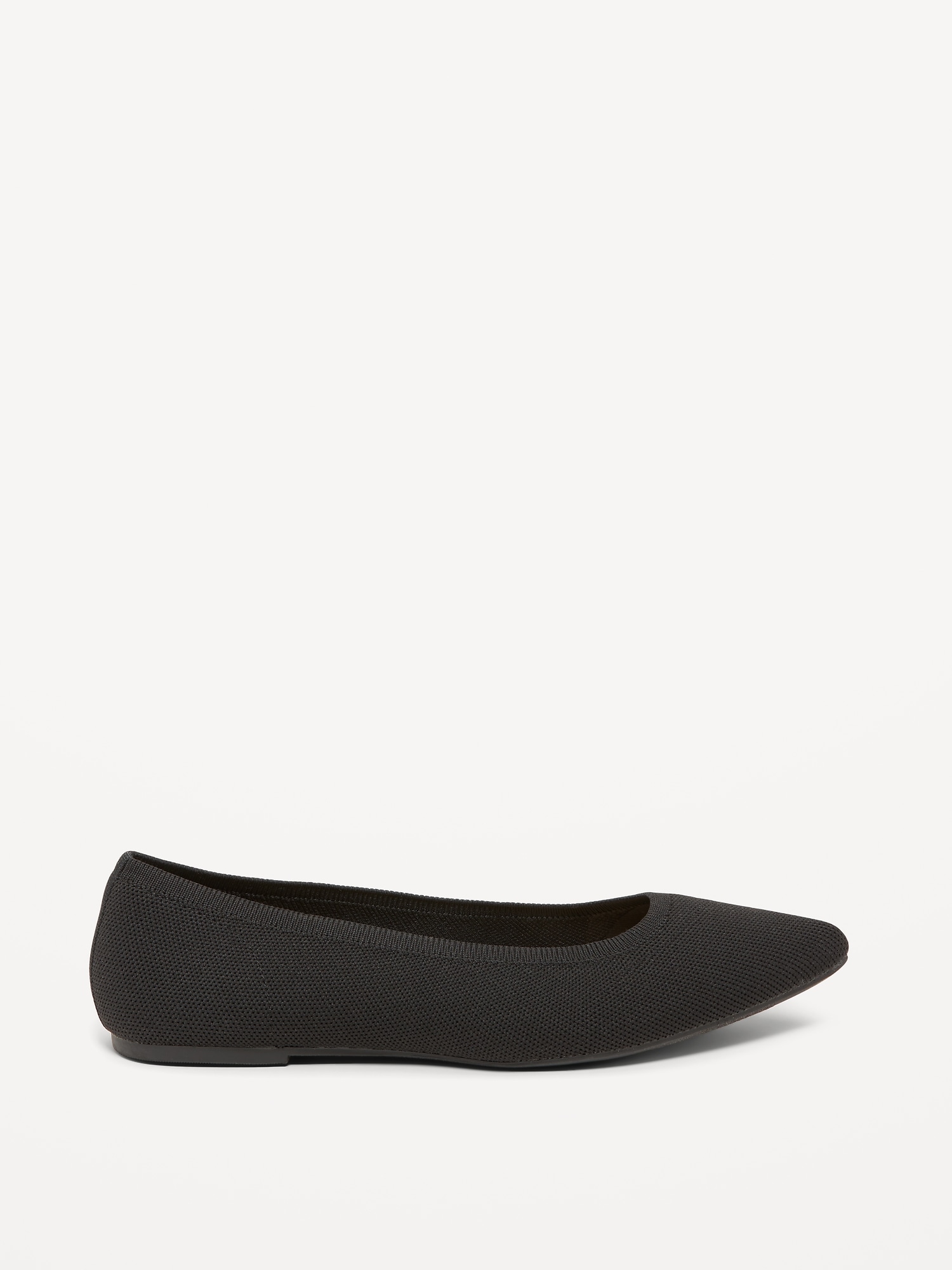 Soft-Knit Pointed-Toe Ballet Flats | Old Navy
