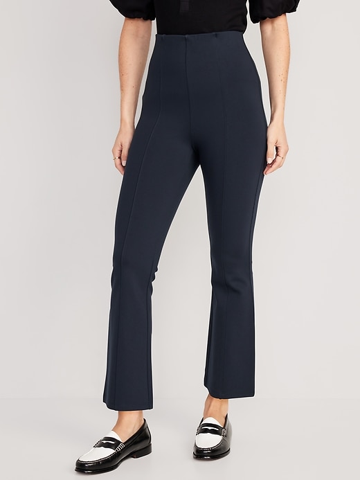 Image number 1 showing, Extra High-Waisted Stevie Crop Kick Flare Pants