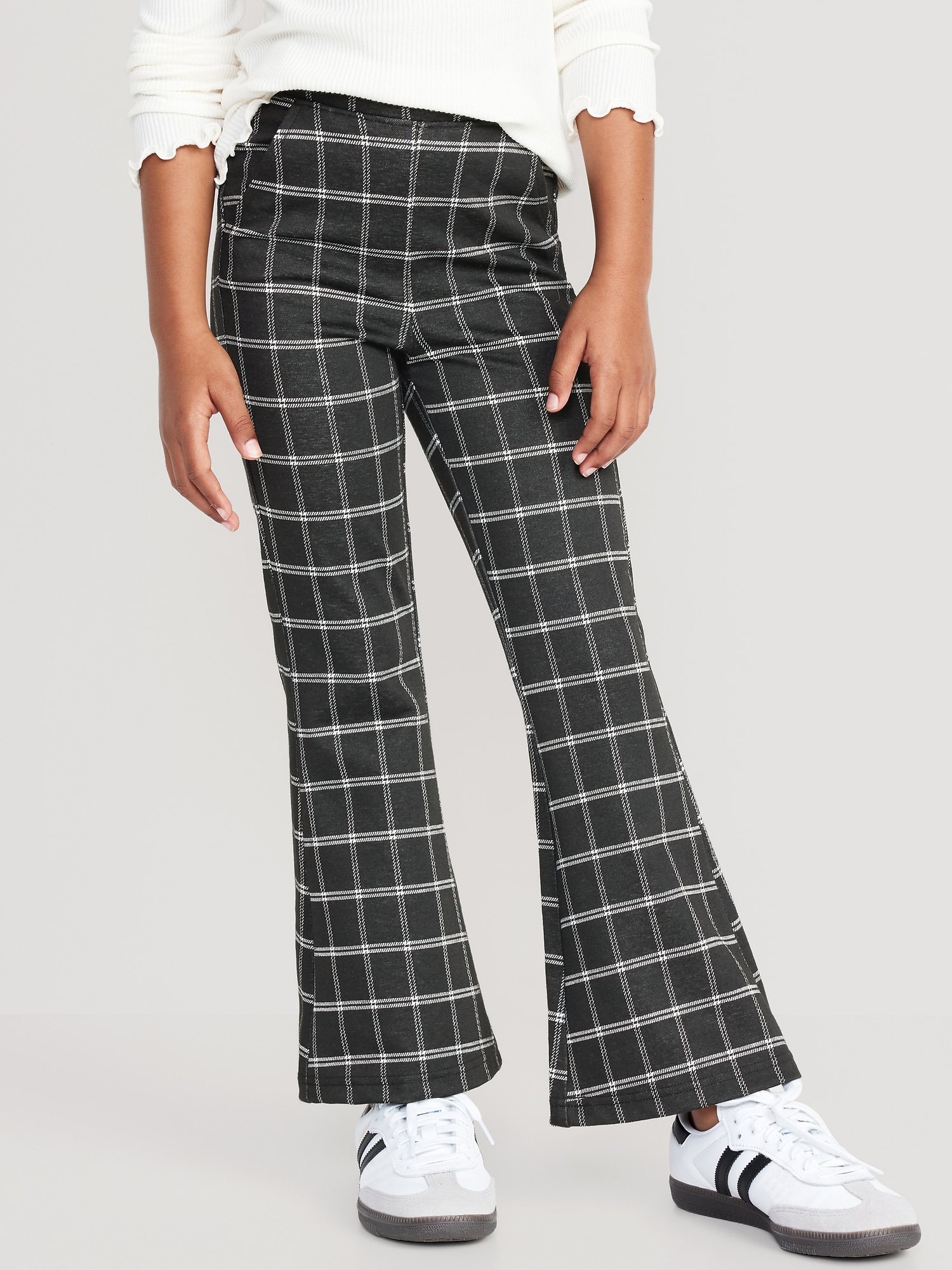 Mid-Rise Cropped Flare Pants for Girls | Old Navy