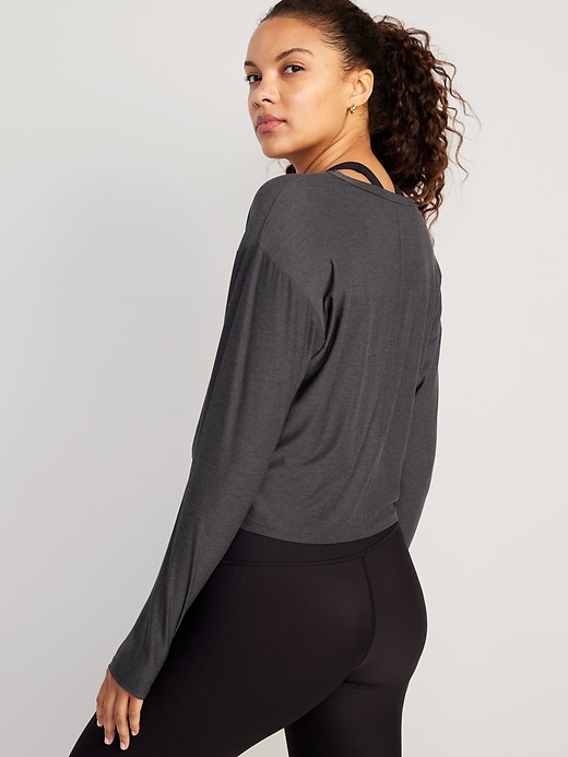 Image number 2 showing, Cloud 94 Soft Long-Sleeve Twist-Front Top