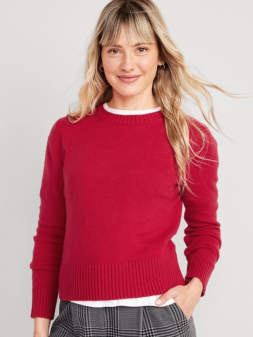 Image number 1 showing, SoSoft Crew-Neck Sweater
