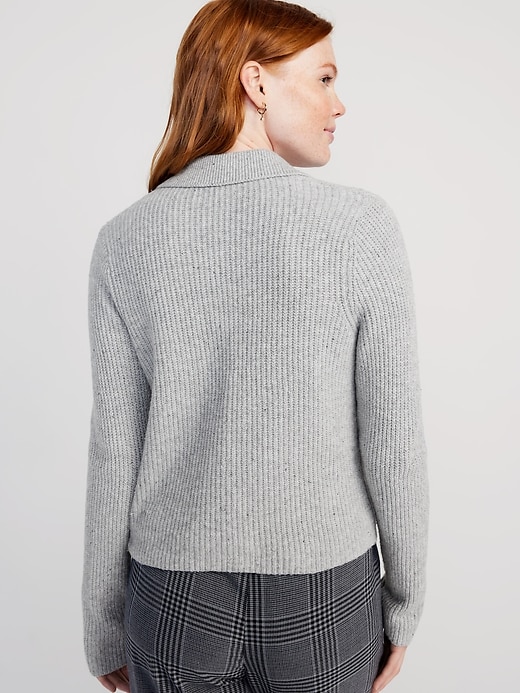 Image number 2 showing, SoSoft Collared Cardigan Sweater