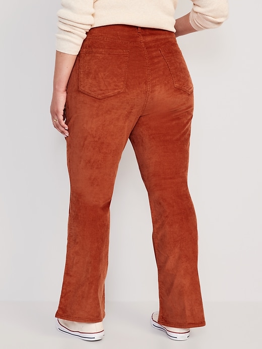 Image number 8 showing, Higher High-Waisted Flare Corduroy Pants