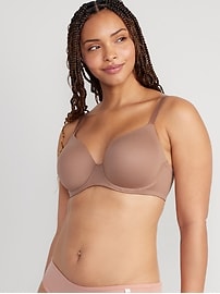 View large product image 4 of 7. Full-Coverage Underwire Demi Bra