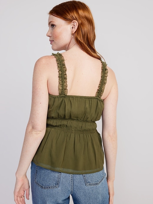 Image number 2 showing, Ruffle-Strap Cami Top