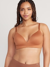 View large product image 5 of 8. Full-Coverage Molded Wireless Bra
