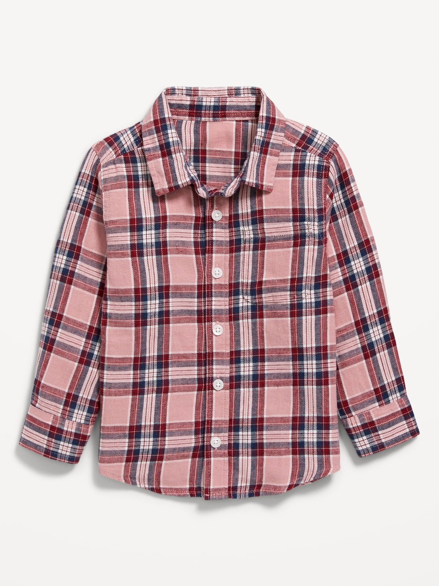 Long-Sleeve Linen-Blend Pocket Shirt for Toddler Boys | Old Navy