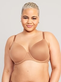 View large product image 7 of 8. Full-Coverage Underwire Demi Bra