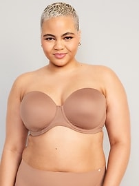 View large product image 7 of 8. Low-Coverage Convertible Strapless Underwire Bra
