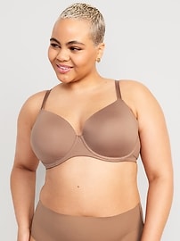 View large product image 6 of 7. Full-Coverage Underwire Demi Bra