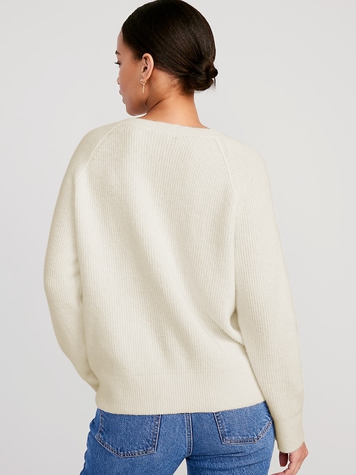 Image number 2 showing, SoSoft Loose V-Neck Sweater