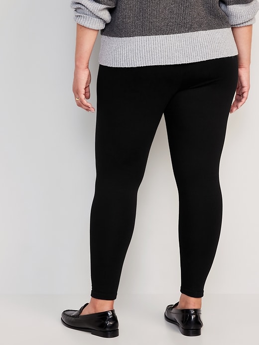 Image number 8 showing, High Waisted Fleece-Lined Leggings for Women