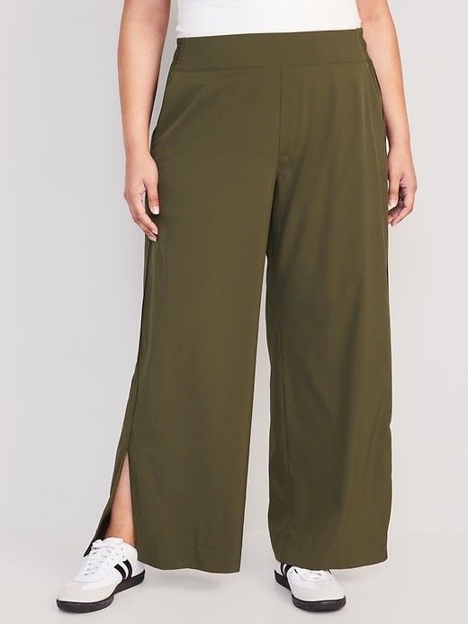 Culottes palazzo palazzo pants formal pants trends streetstyle olive  africanprint ankara | Olive clothing, Palazzo pants outfit, Olive pants