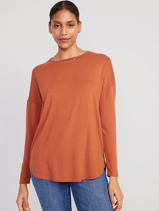 Thermal-Knit Long-Sleeve Tee 2-Pack for Women