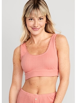 Pointelle-Knit Bralette Pajama Top, 27 New Arrivals You'll Want to Buy  From Old Navy in September