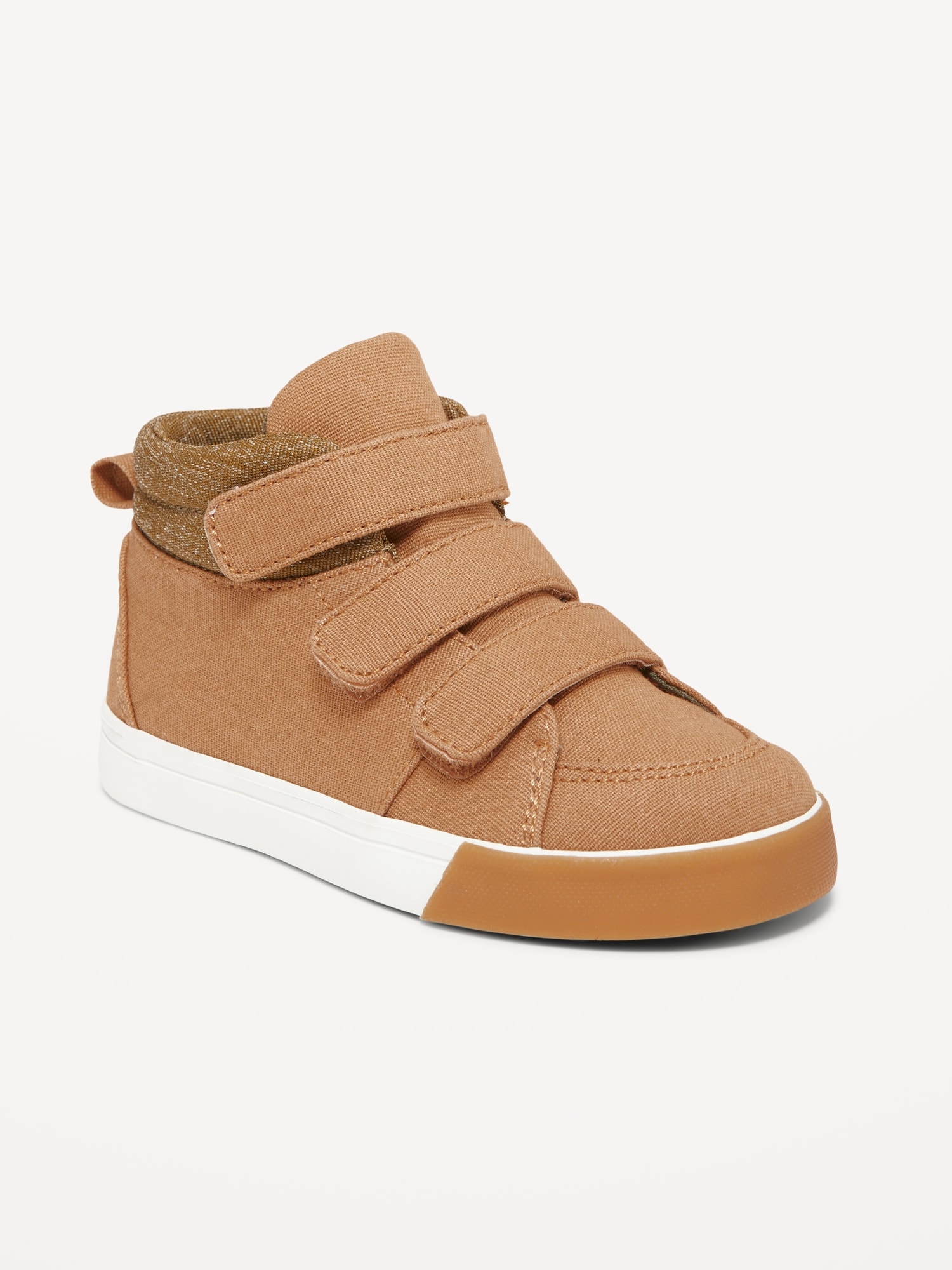 Oldnavy Canvas High-Top Secure-Strap Sneakers for Toddler Boys