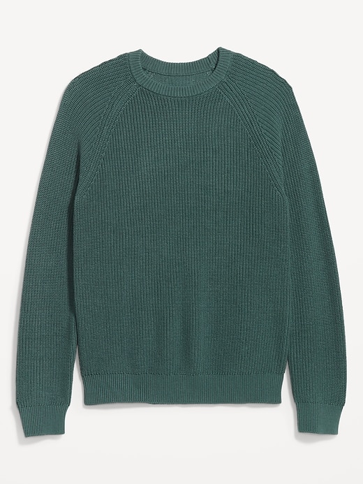 Image number 4 showing, Crew-Neck Shaker-Stitch Sweater