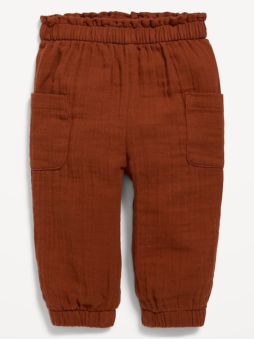 Double-Weave Cargo Jogger Sweatpants for Baby