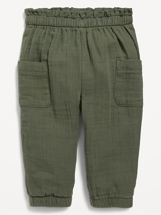 View large product image 1 of 2. Double-Weave Cargo Jogger Sweatpants for Baby
