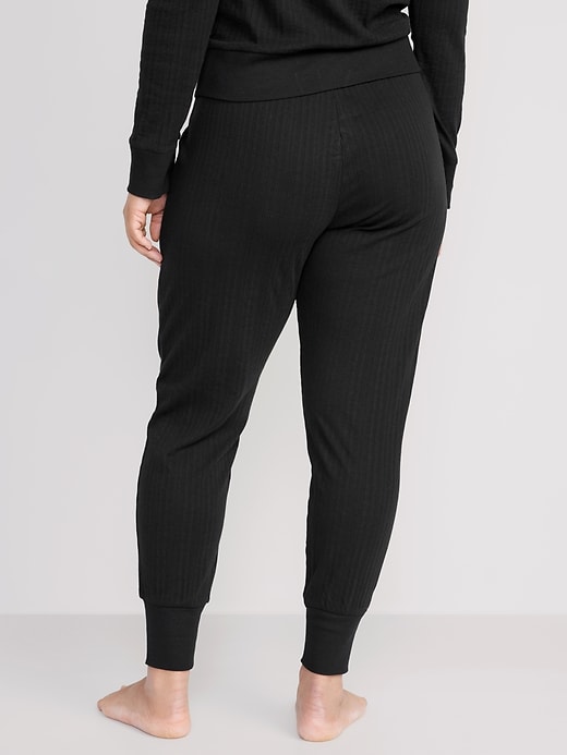 Image number 6 showing, High-Waisted Pajama Jogger Pants