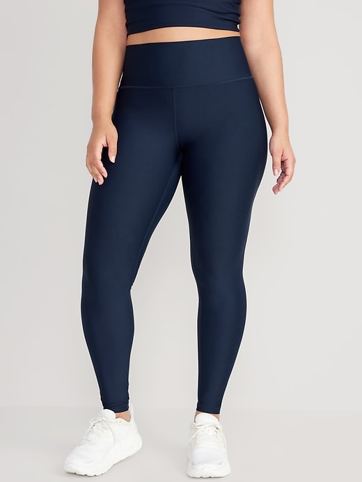 Old Navy Active Powersoft Extra High Rise Go Dry Leggings Black Tie Dye  Size S - $19 New With Tags - From Taylor