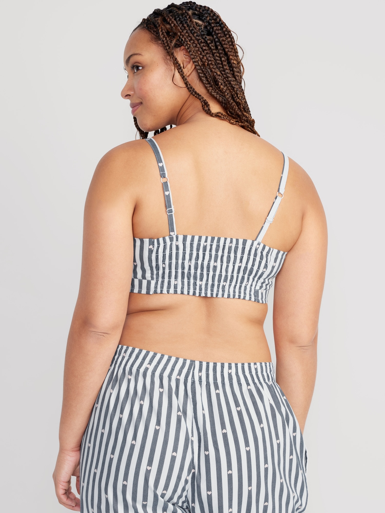 Old Navy NWT women's cross front poplin bralette size s Blue - $17 New With  Tags - From Hilda