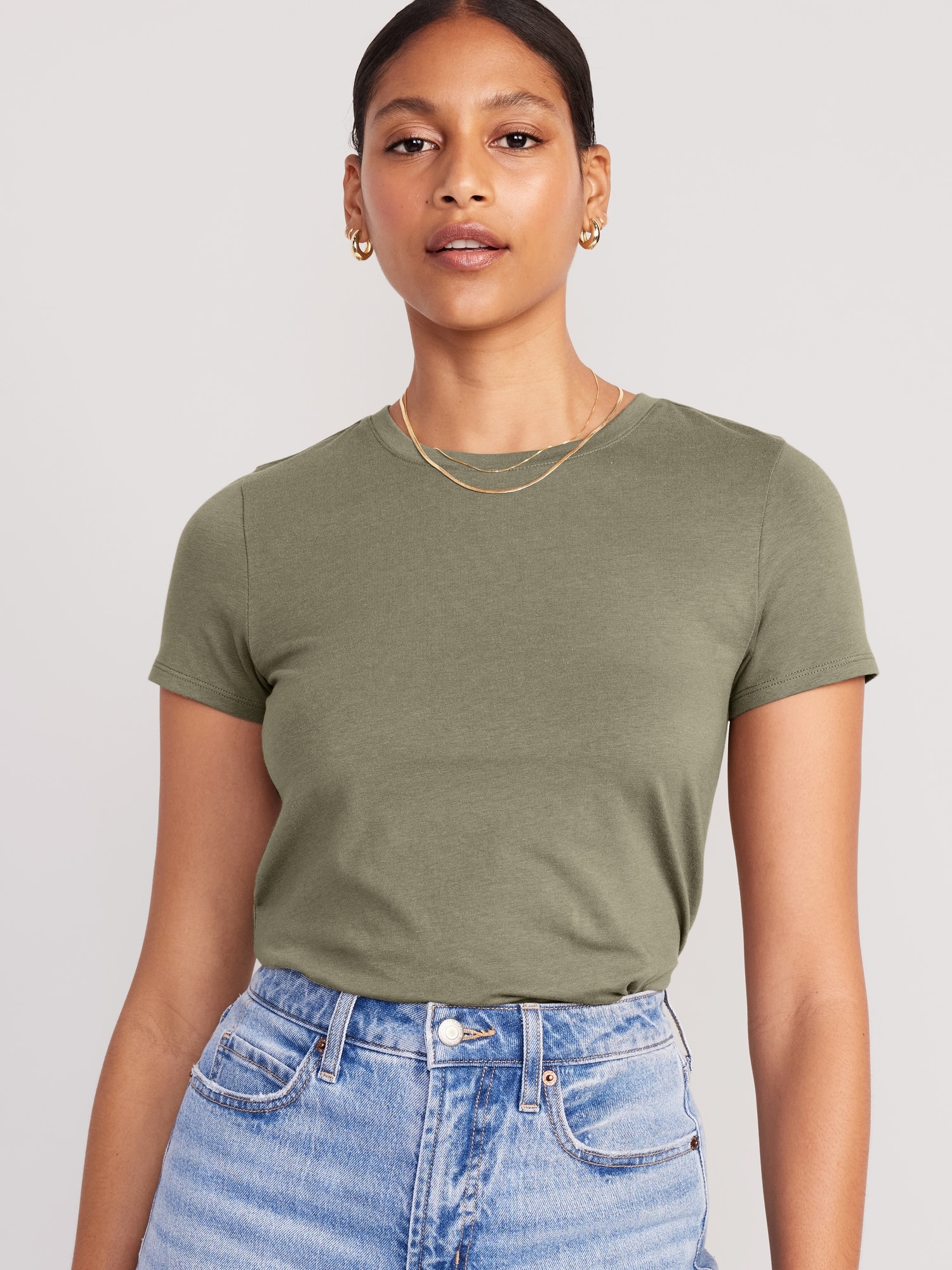 Crew Neck Shirts for Women