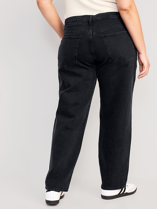 Image number 8 showing, Low-Rise OG Loose Black Jeans