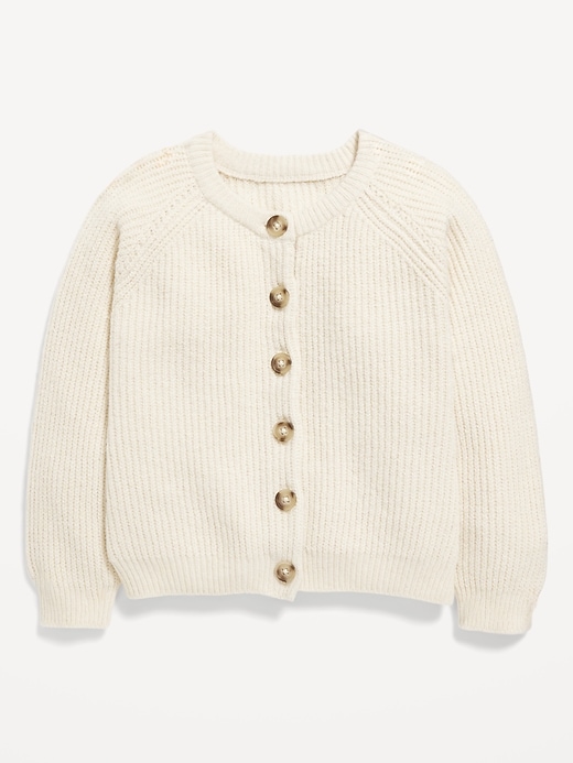 Long-Sleeve Button-Front Cardigan for Toddler Girls | Old Navy
