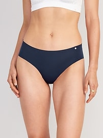 Image number 1 showing, Low-Rise No-Show Hipster Underwear