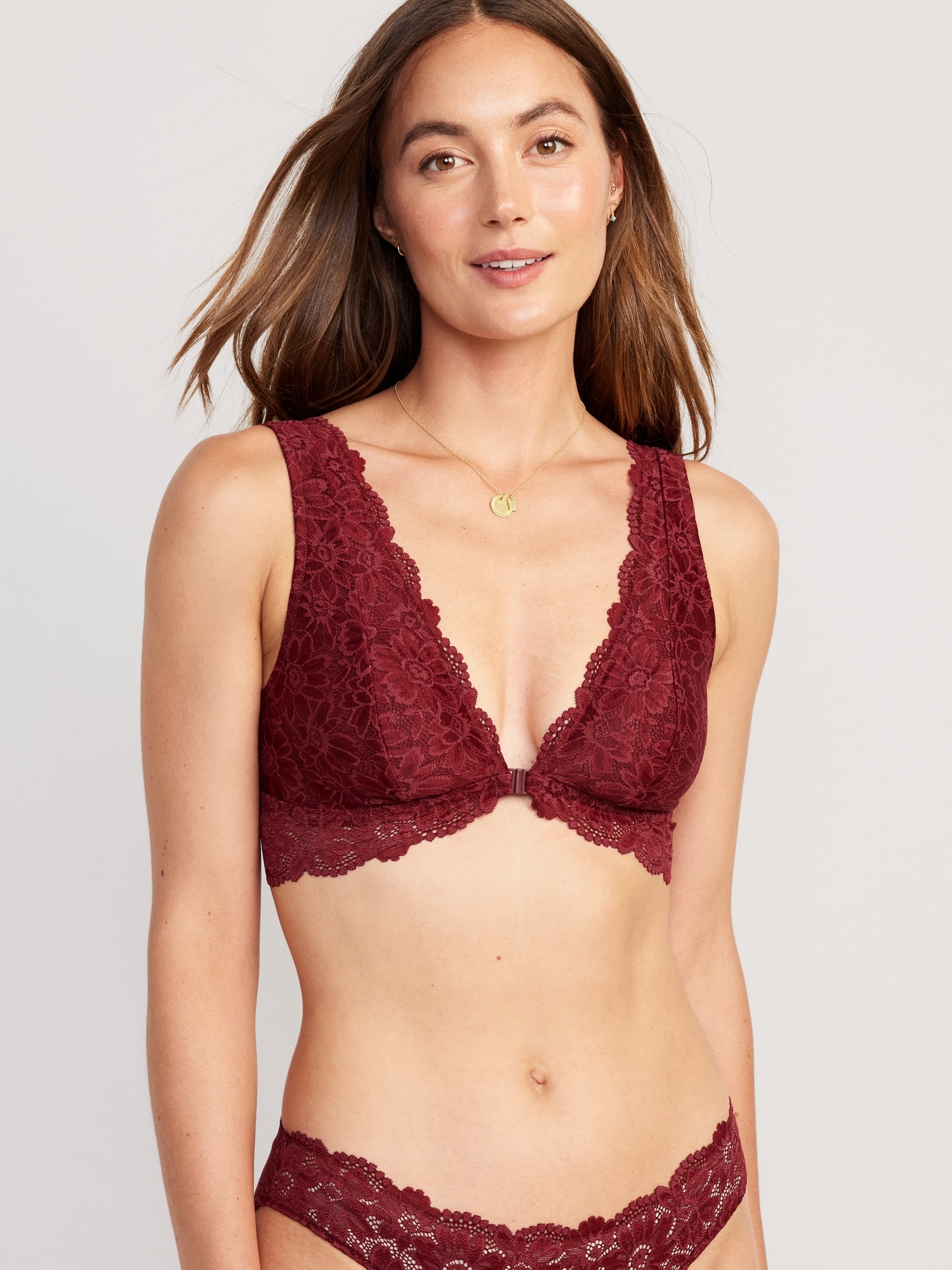 Oldnavy Lace Front-Close Bralette Top for Women