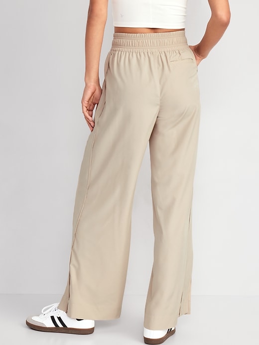 Image number 2 showing, High-Waisted StretchTech Wide-Leg Pants