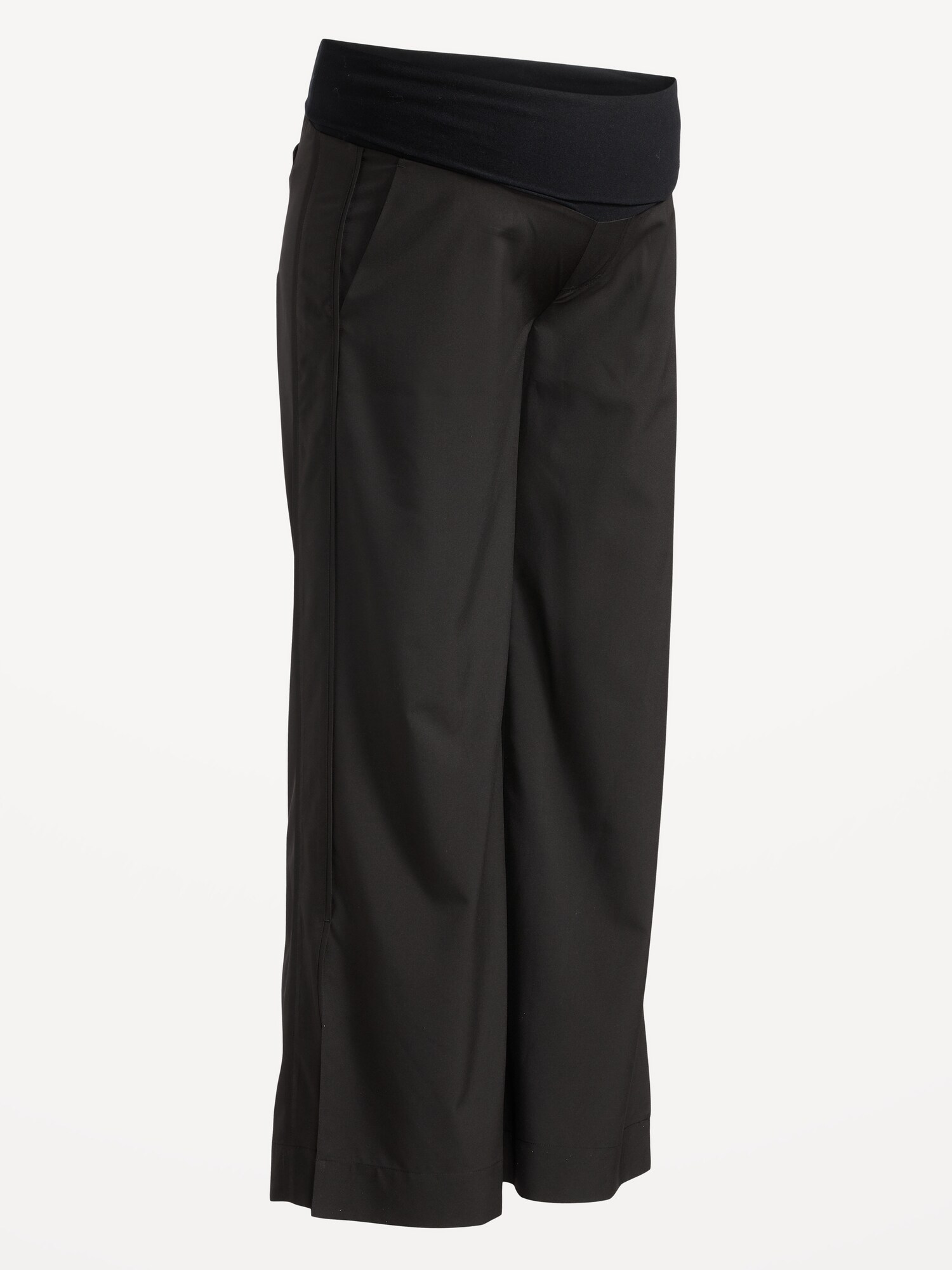 Maternity StretchTech Rollover Waist Trouser Pants Old Navy