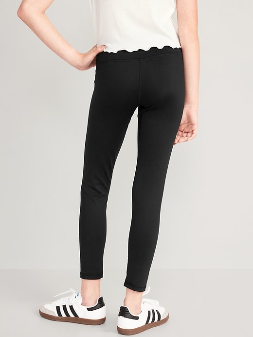View large product image 2 of 4. High-Waisted PowerPress 7/8-Length Leggings for Girls