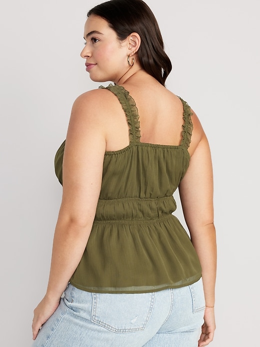 Image number 6 showing, Ruffle-Strap Cami Top