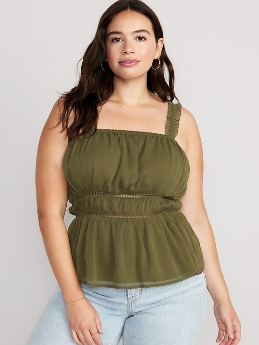 Image number 5 showing, Ruffle-Strap Cami Top