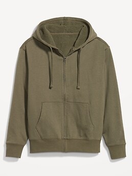 Old Navy Men's Cozy Sherpa-Lined Zip Hoodie - - Size XXL