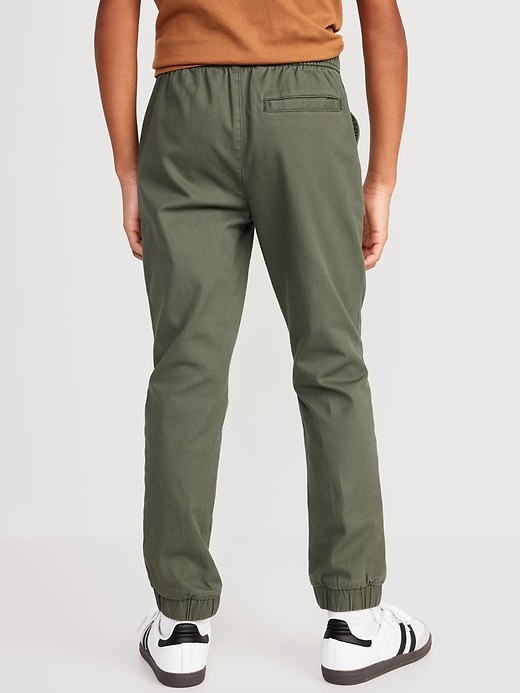 View large product image 2 of 4. Built-In Flex Twill Jogger Pants for Boys