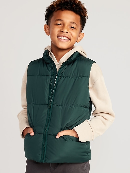 View large product image 1 of 3. Frost-Free Puffer Vest for Boys