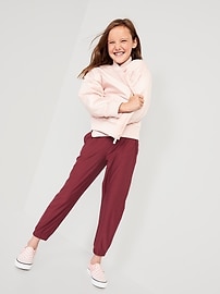 View large product image 3 of 4. High-Waisted Cloud 94 Soft Go-Dry Jogger Pants for Girls