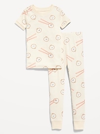 Image number 1 showing, Unisex Snug-Fit Printed Pajama Set for Toddler & Baby