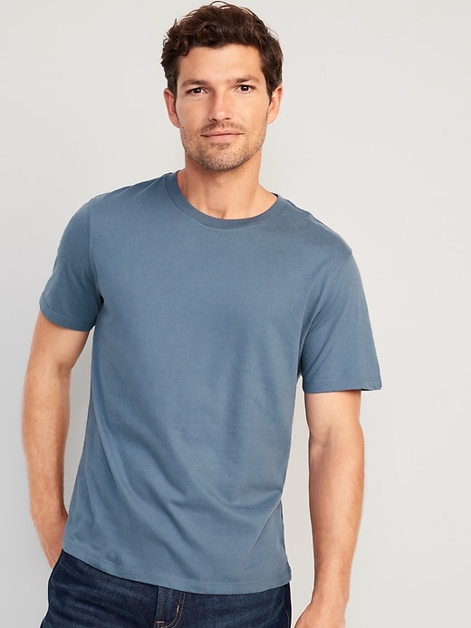 View large product image 2 of 3. Soft-Washed Crew-Neck T-Shirt 3-Pack