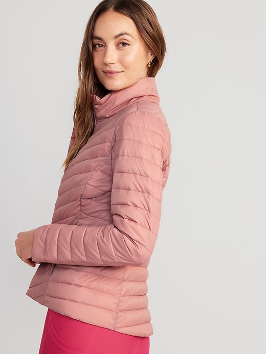 Image number 5 showing, Narrow-Channel Quilted Puffer Jacket
