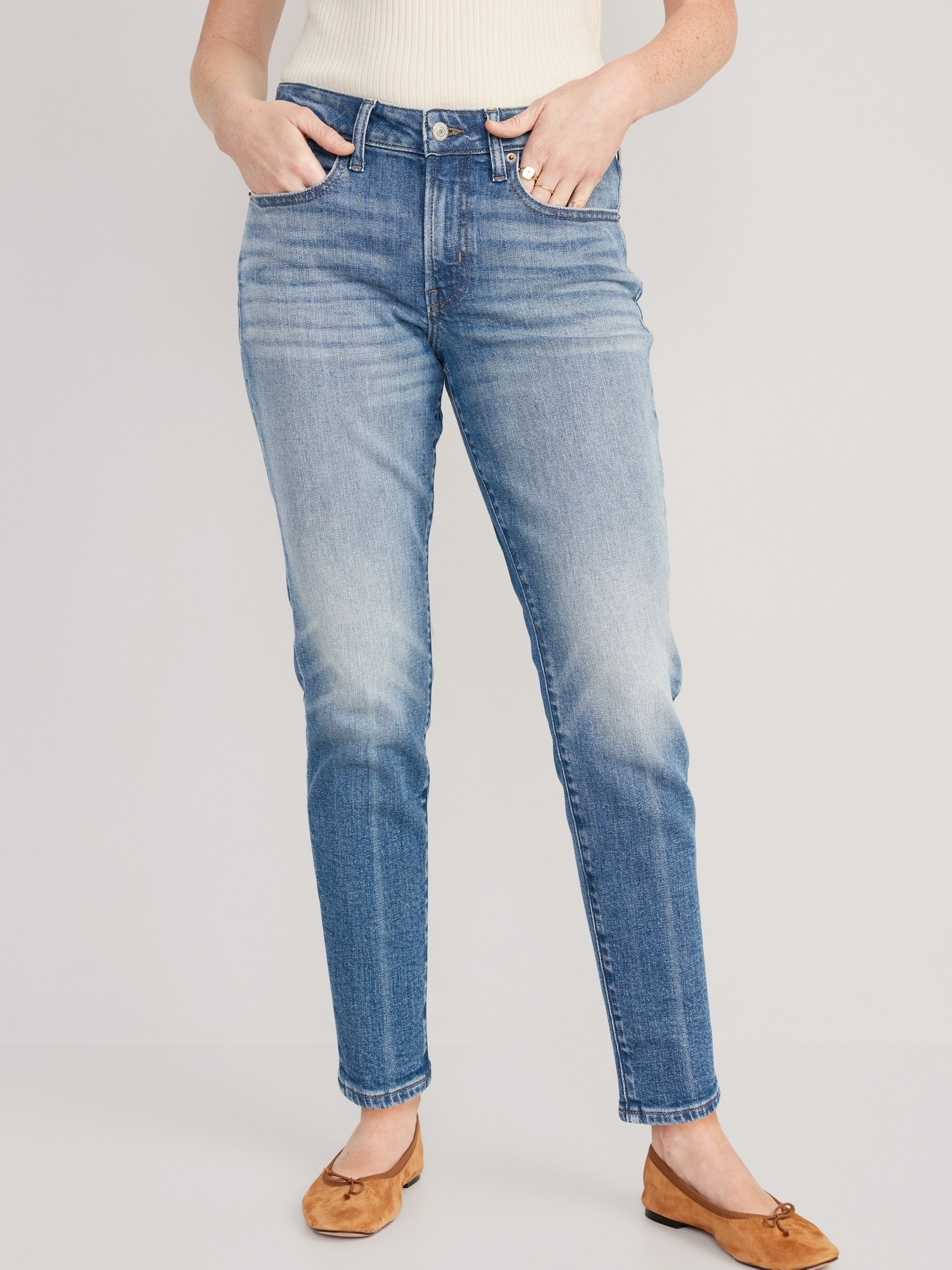 Buy Nora Mid Rise Skinny Pull-On Jeans Petite for USD 69.00